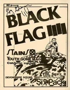 Vintage Raymond Pettibon, Black Flag