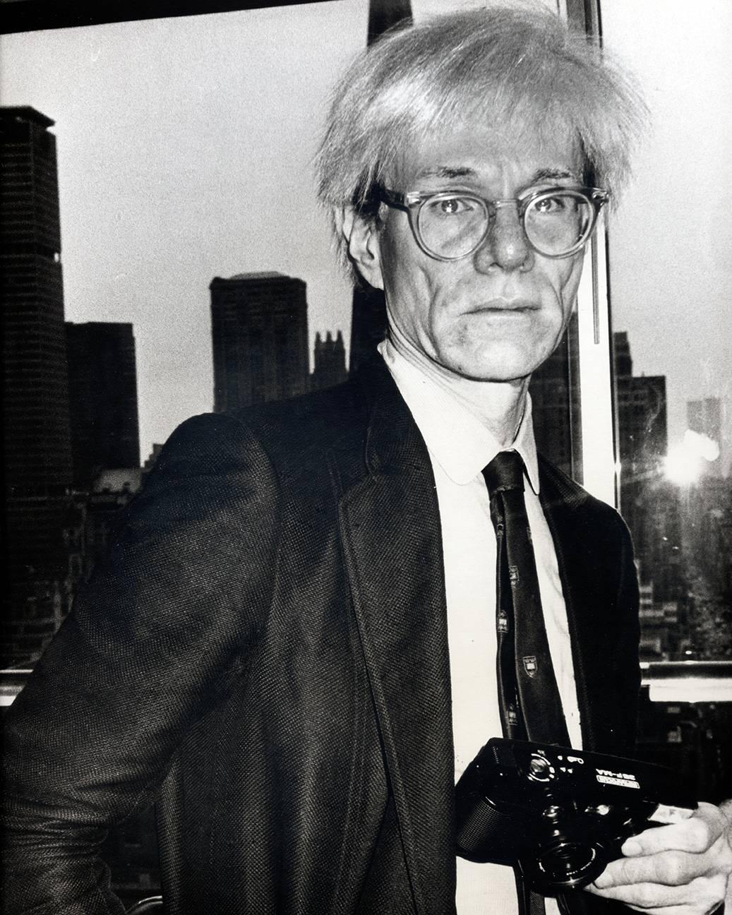 Fernando Natalici Black and White Photograph - ANDY WARHOL, New York, 1978