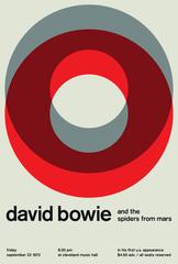 Retro Original David Bowie Design Poster 