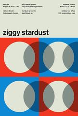 Vintage David Bowie, Ziggy Stardust, A Limited Edition Graphic Design Print