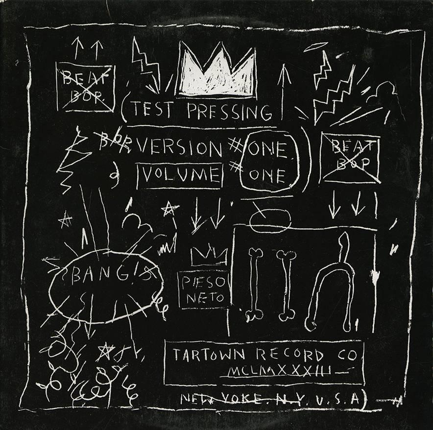 Jean-Michel Basquiat Print - Jean Michel Basquiat, Beat Bop Record