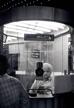 Vintage "Ticket Lady, " Times Square, New York, 1978