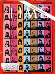 Warhol Cover Art, Vintage Time Magazine 