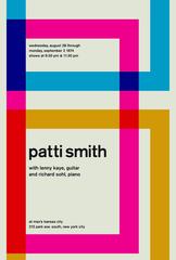 Patti Smith at Max's Kansas City, A Limited Edition Design Print