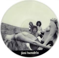 Vintgae Jimi Hendrix Illustrated Vinyl Record