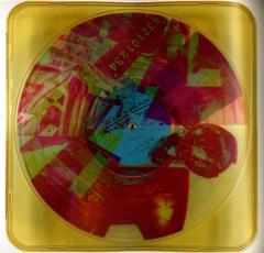 Vintage Robert Rauschenberg, Talking Heads Vinyl Record Art