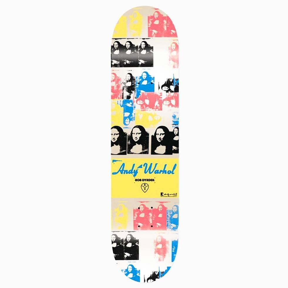 Warhol Mona Lisa Skateboard Deck - Art by (after) Andy Warhol