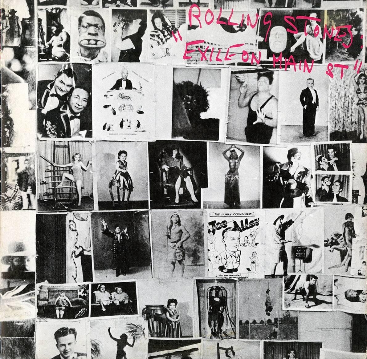 Original Rolling Stones, Exile on Main Street Vinyl Record - Art by Robert Frank