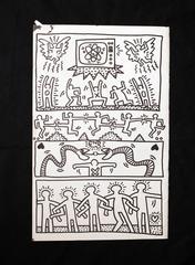 Keith Haring - Rare Vintage Publication featuring Haring Off Set Cover Art Rare Vintage Publication featuring Haring Off Set Cover Art