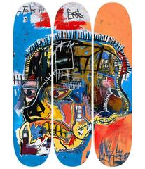 Skull Skate Decks, Set of Three (After Basquiat) 