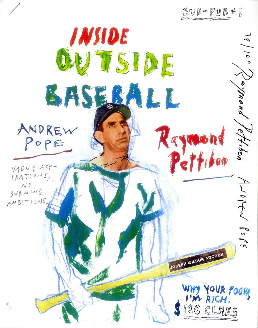 Die Zusammenarbeit von Andrew Pope und Raymond Pettibon im Jahr 2014 in limitierter Auflage zugunsten von Printed Matter Inc. war ein großer Erfolg und das Werk wurde nach seiner Veröffentlichung schnell ausverkauft. 

Tinte auf Papier aus einer