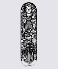 Ryan McGinness Geometric Skate Art (Silver)