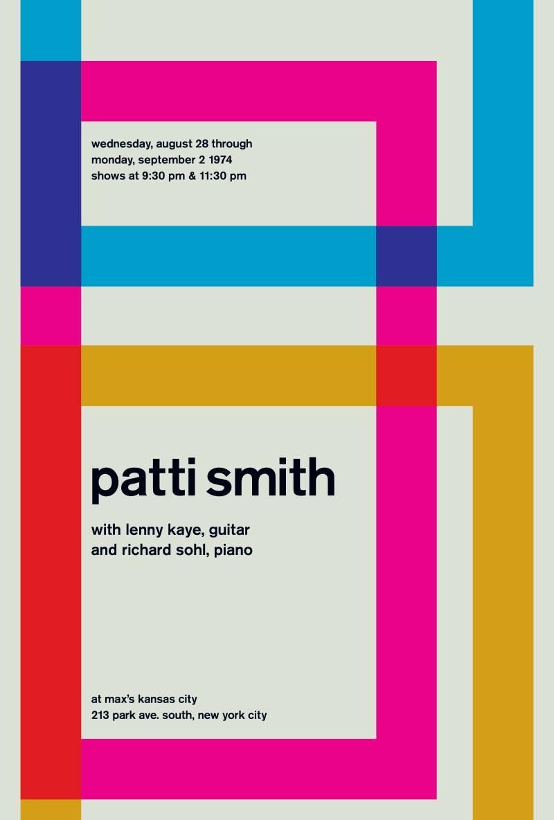 Mike Joyce Print - Patti Smith at Max's Kansas City Re-Imagined