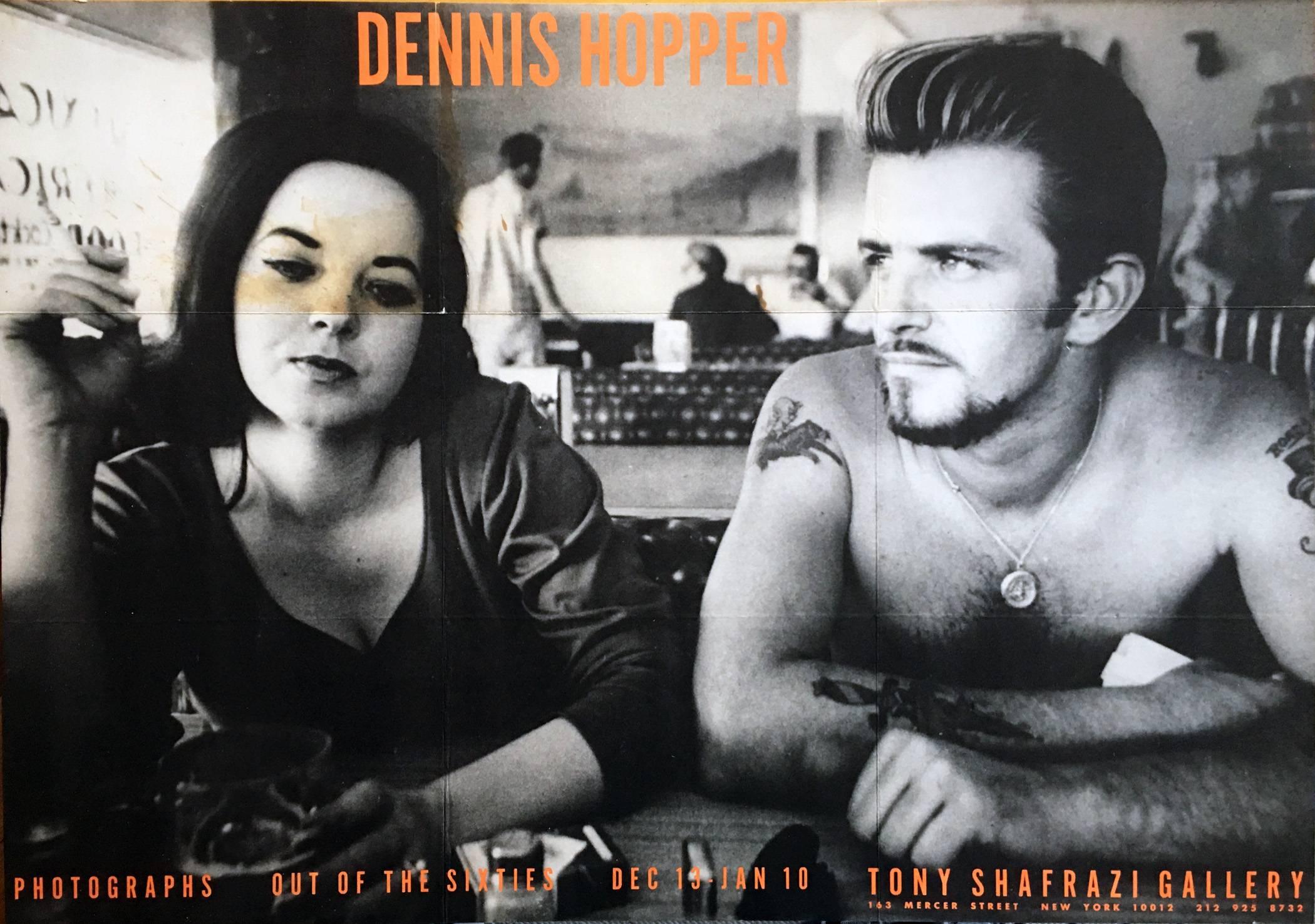 Dennis Hopper Print - Out Of The Sixties Exhibit Poster, Tony Shafrazi Gallery, New York 