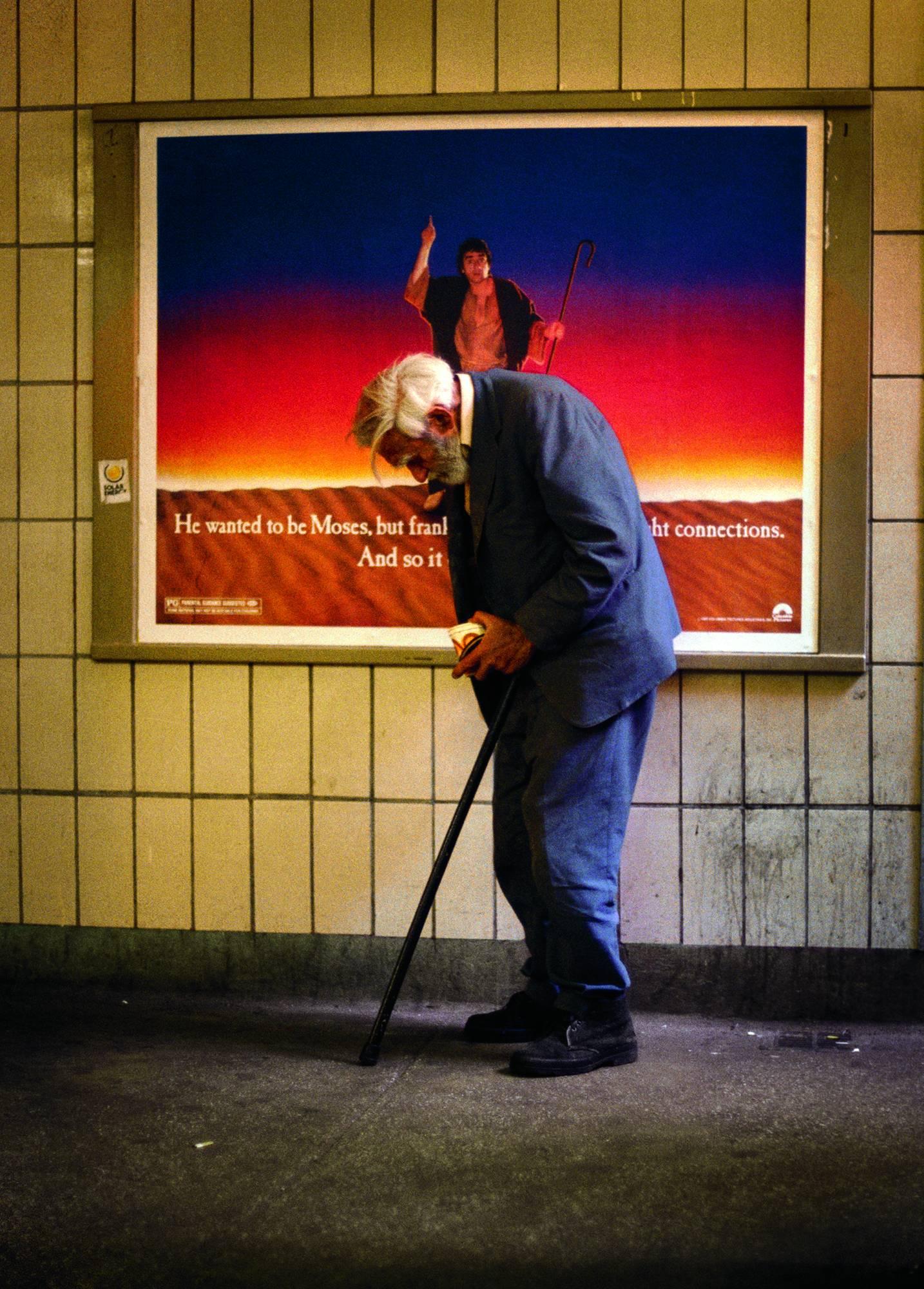 Robert Herman Color Photograph - Crossroads of the World, NY Times Square photograph, 1980 
