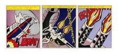 Roy Lichtenstein, As I Opened Fire, A Set of Three Posters