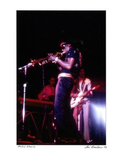 Vintage Miles Davis photograph Detroit 1972 (photographer Leni Sinclair) 