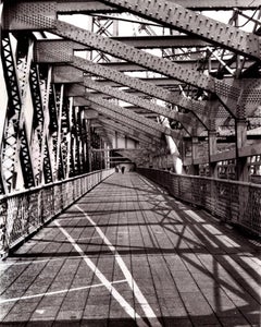 Williamsburg Bridge Fotografie Brooklyn 1973