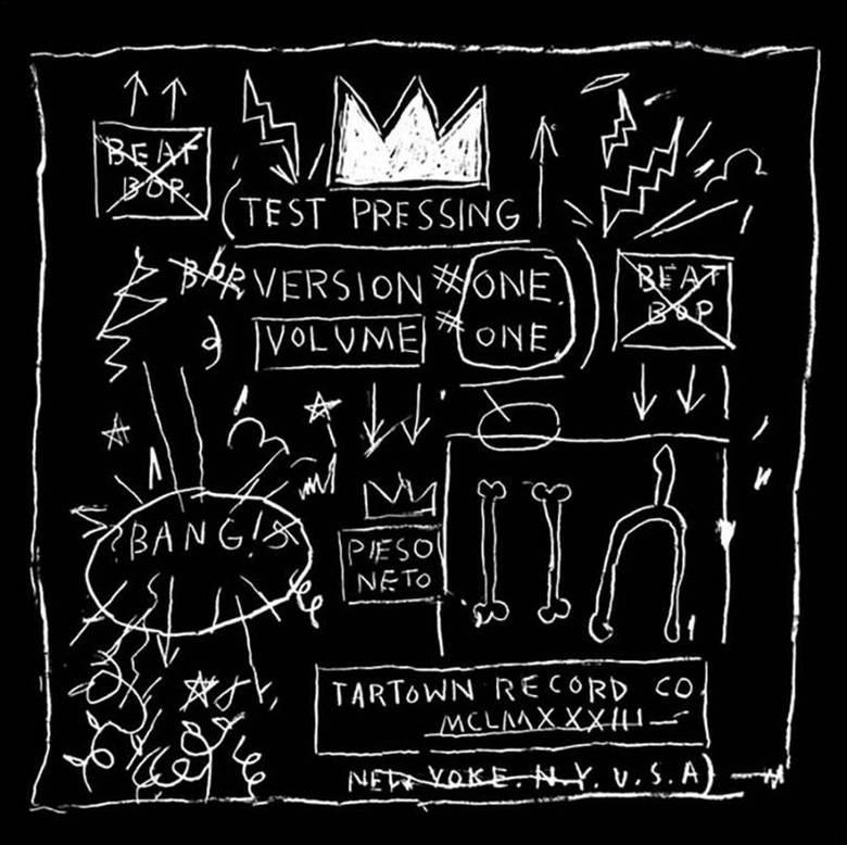 Beat Bop Vinyl Record (After Basquiat) - Art by Jean-Michel Basquiat
