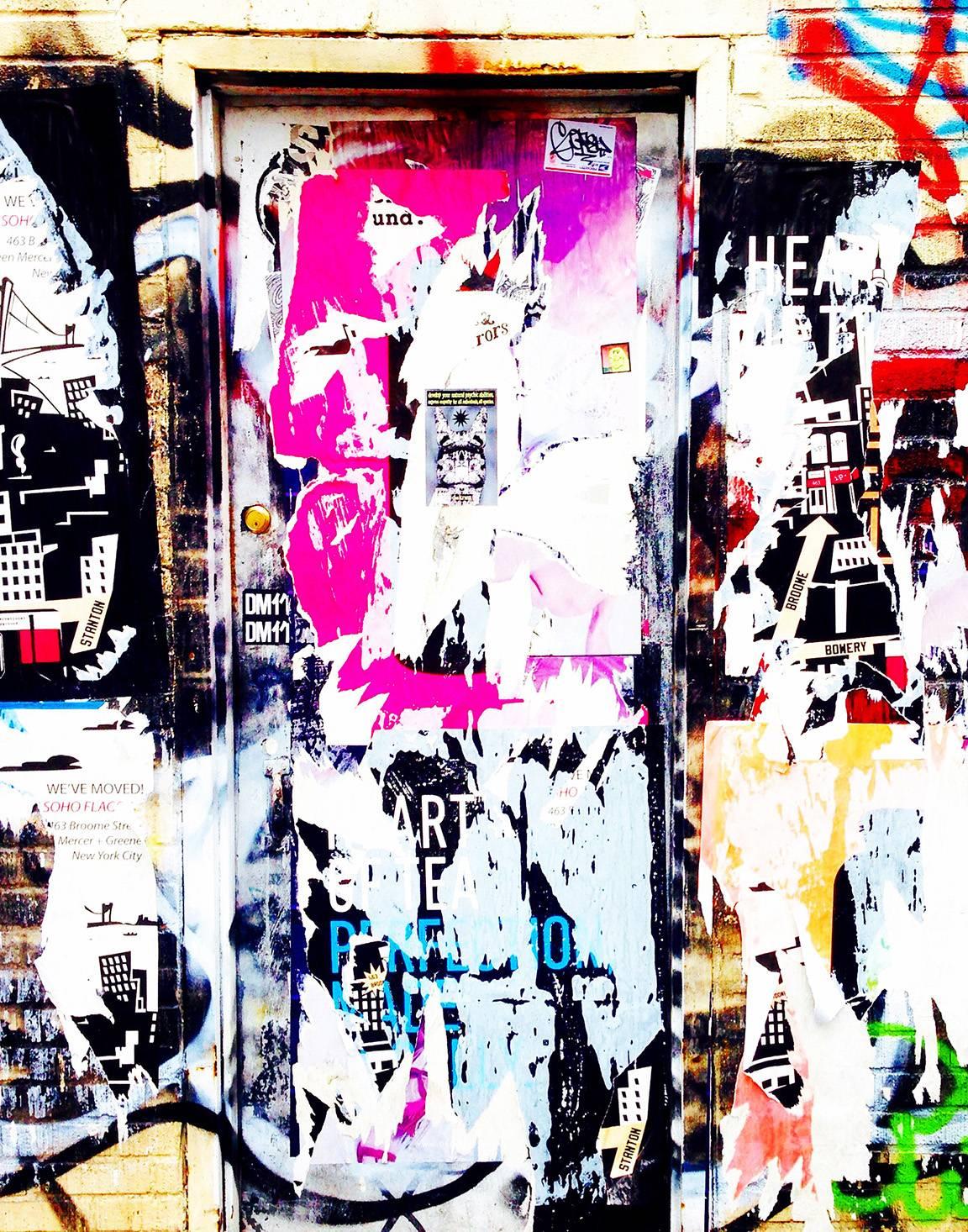 Fernando Natalici Color Photograph - East Village Graffiti Wall