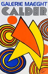 Vintage Galerie Maeght Lithograph Poster 
