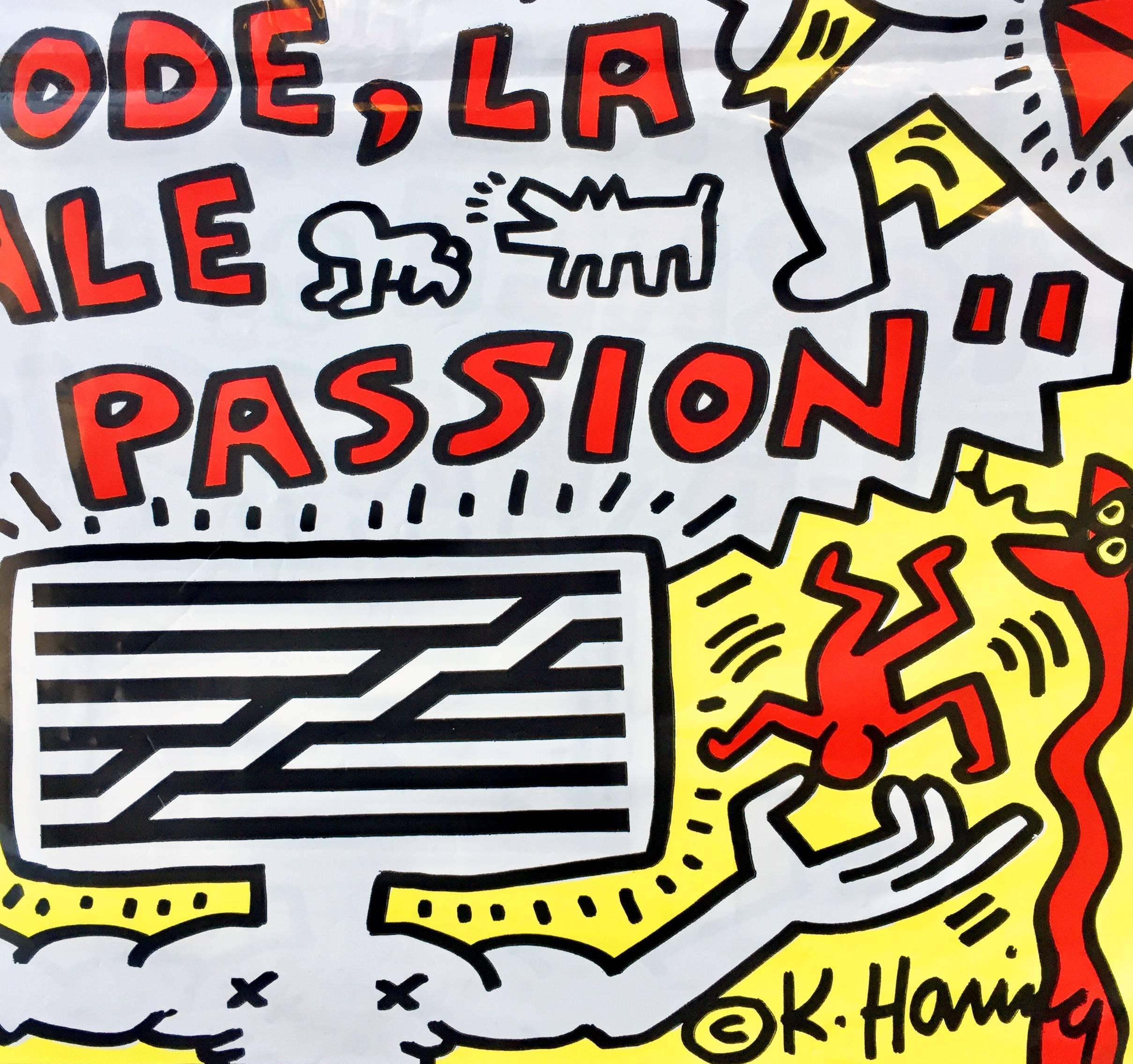 Centre Georges Pompidou, Paris,  - Pop Art Art by Keith Haring