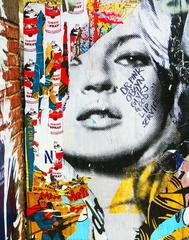 Kate Moss Street Art Photo, New York