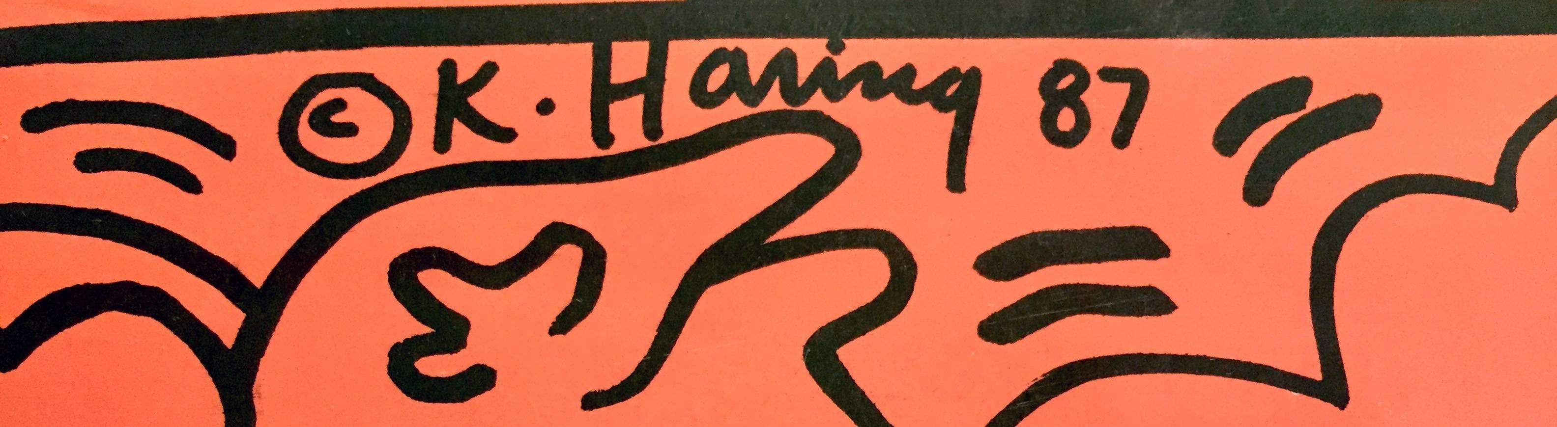 Rare Keith Haring Vinyl Record Art 1