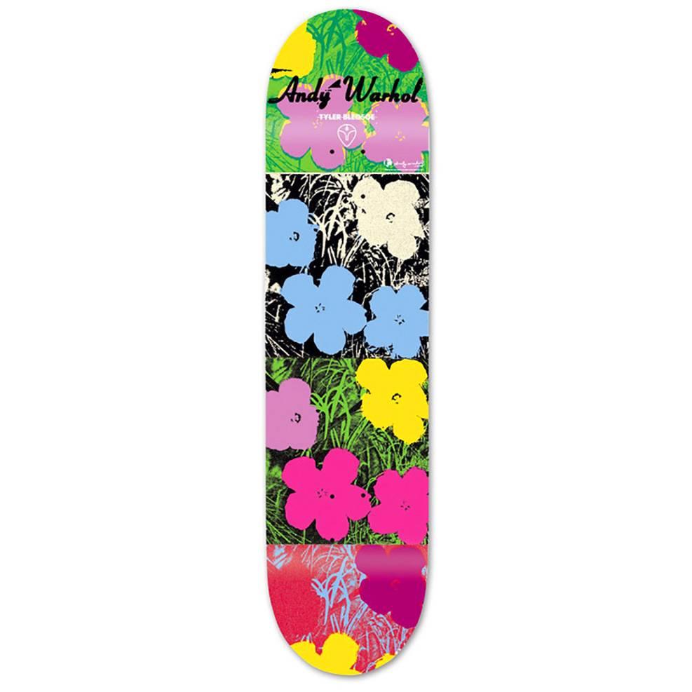 Warhol Flowers Skateboard Deck (New) - Art by (after) Andy Warhol