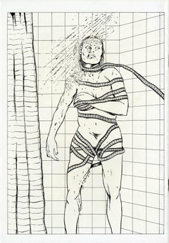 Retro Raymond Pettibon Captive Chains 1978 (early Raymond Pettibon)