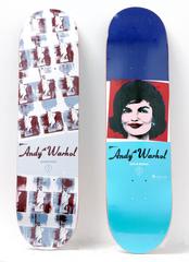 A Set of 2 Andy Warhol Skateboard Decks (Jackie O & Statue of Liberty) 