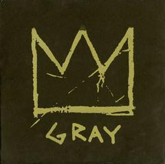Gray Vinyl Record featuring early Basquiat music