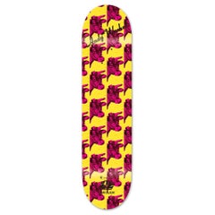 Warhol Cow Skate Deck (Yellow & Pink), New