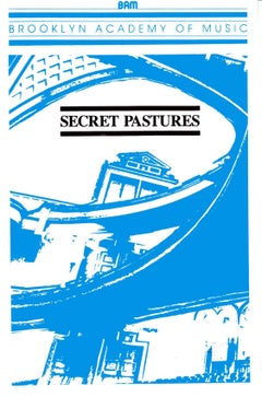 Secret Pastures (Poster Card), Brooklyn Academy of Music