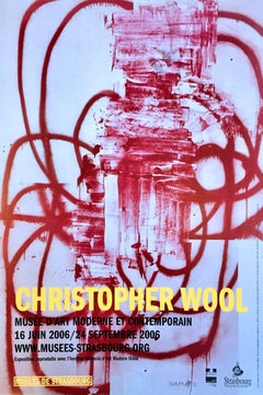 Christopher Wool exhibition poster