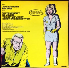 Rare Raymond Pettibon Vinyl Record Art