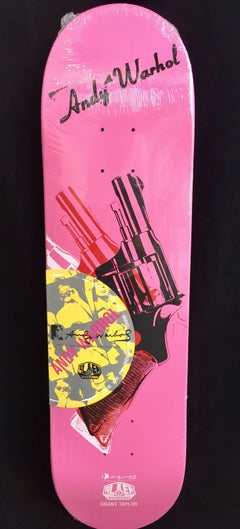 Andy Warhol Gun Skateboard Deck (Warhol Death and Disaster)