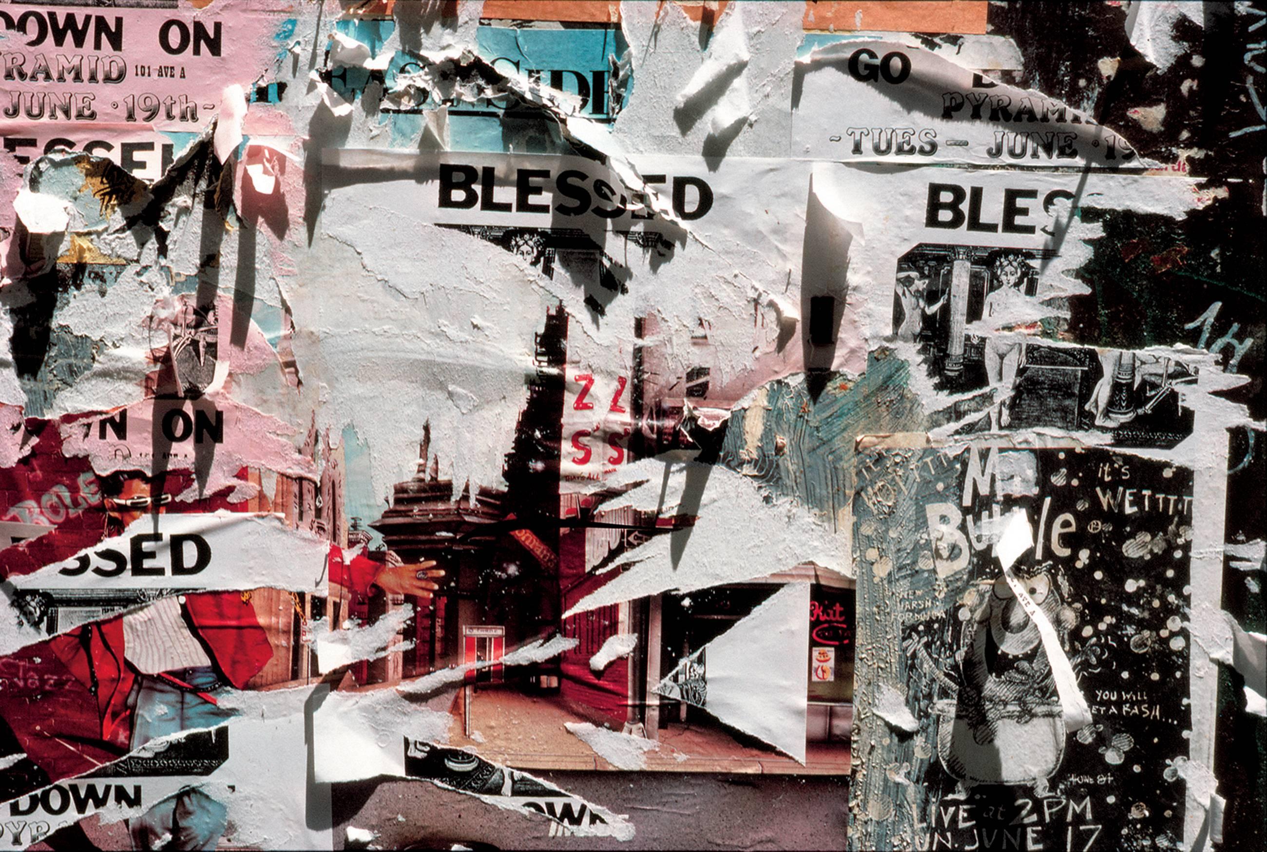 Robert Herman Color Photograph - 'Blessed' Soho New York 1981 photograph (The New Yorkers) 