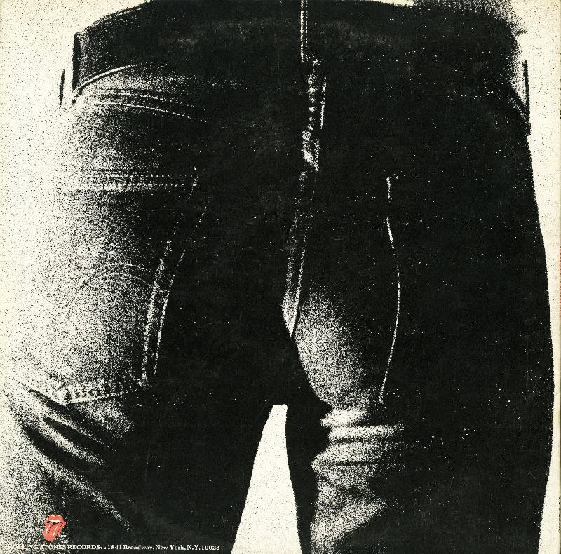 Rolling Stones Vinyl Record Cover Art (Zipper) 1