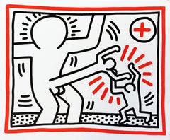 Rare Haring announcement card, Munich, Germany