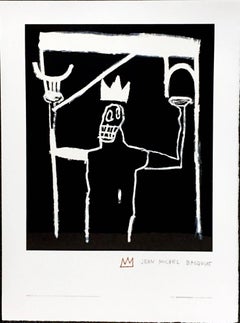 Jean-Michel Basquiat lithographic poster (Enrico Navarra Paris)