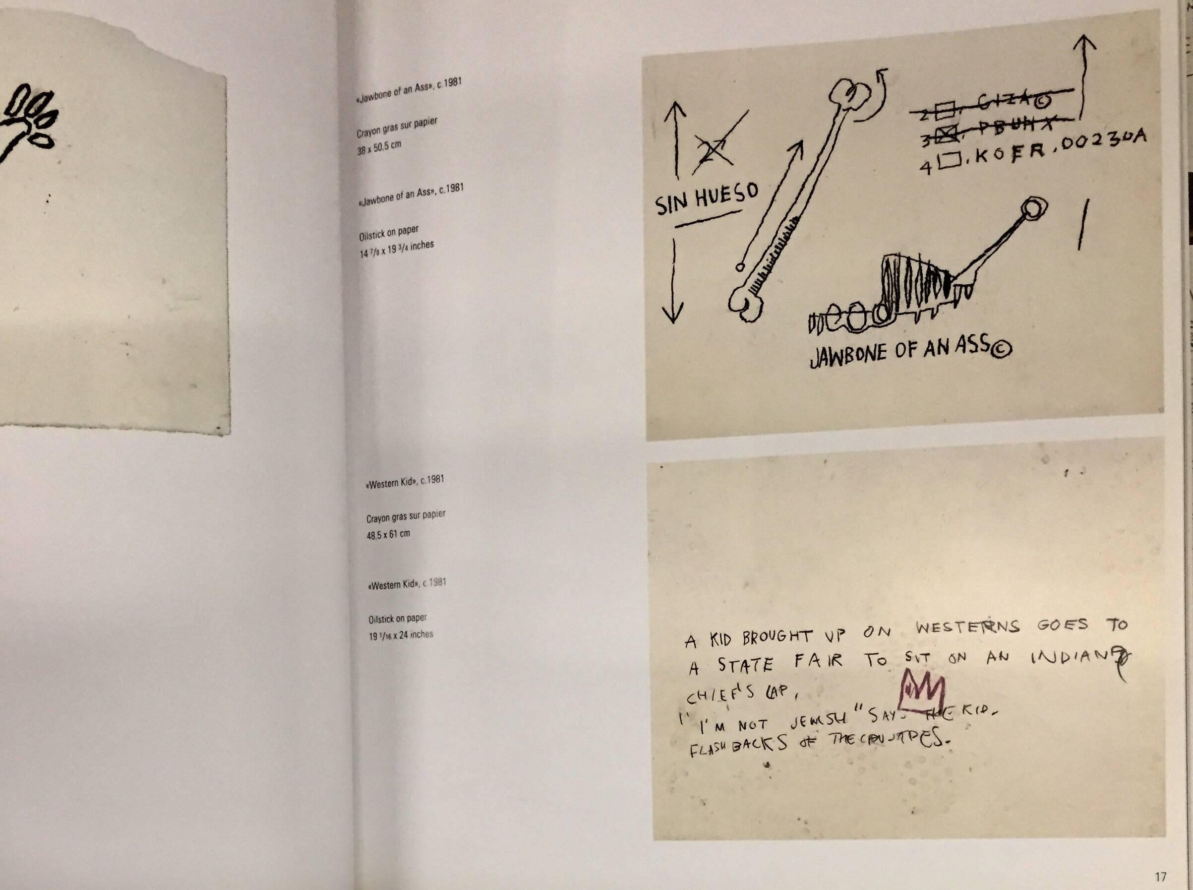 Basquiat, Navarra Works on Paper Catalog (Five Cents)  1