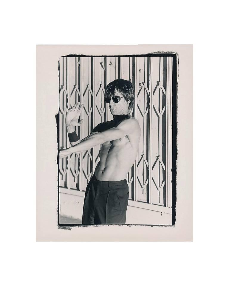 Unknown Black and White Photograph - Vintage original Iggy Pop Photograph (1970s)