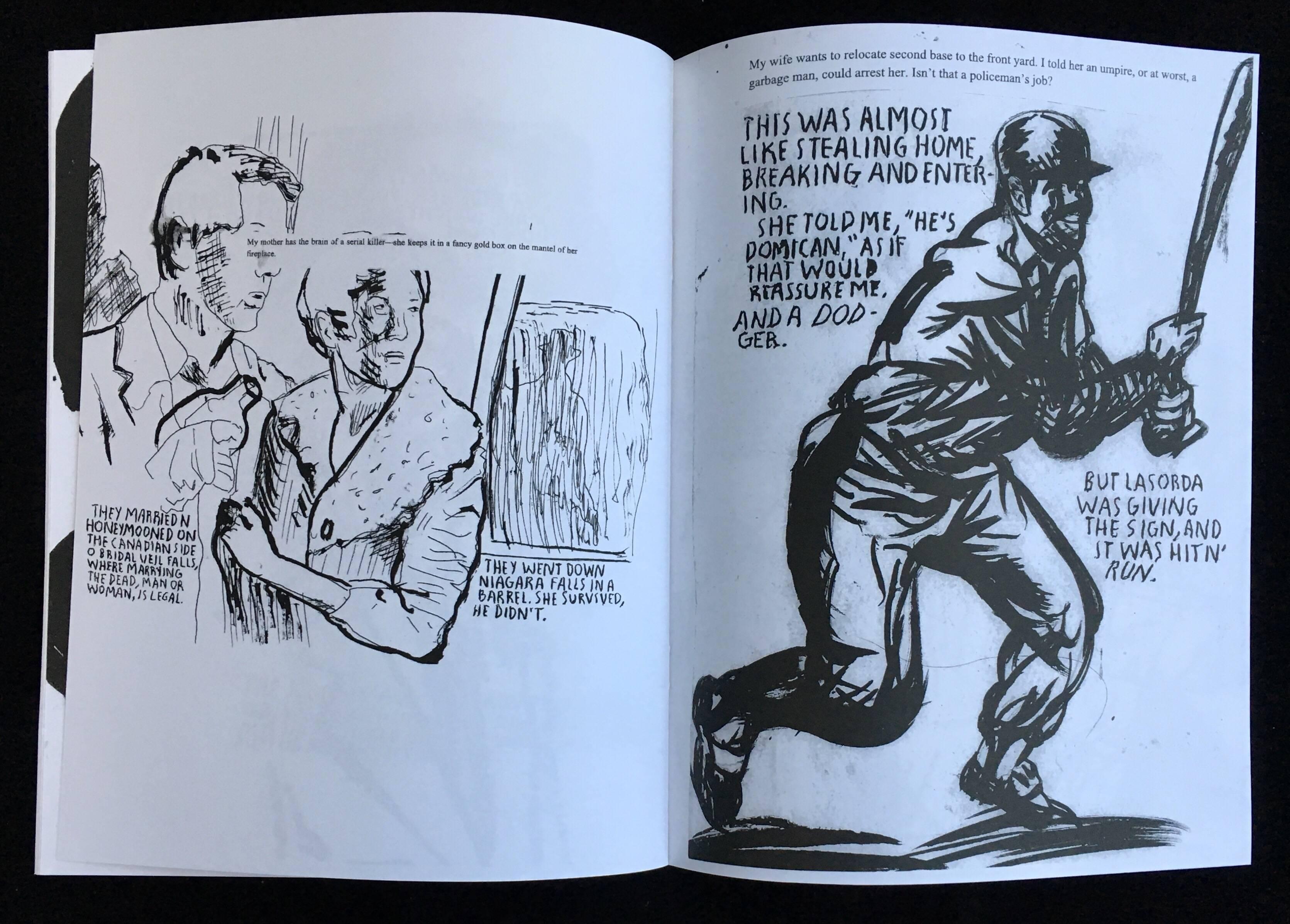 Raymond Pettibon & Mike Topp: Born On A Train 2015
A special, collaborative zine published to coincide with Printed Matter's 2015 New York Art Book Fair. From a sold-out limited edition of 100, signed and numbered by Pettibon.

Artist: Raymond