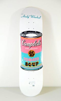 Skateboard à bille Campbell's Soup de Warhol