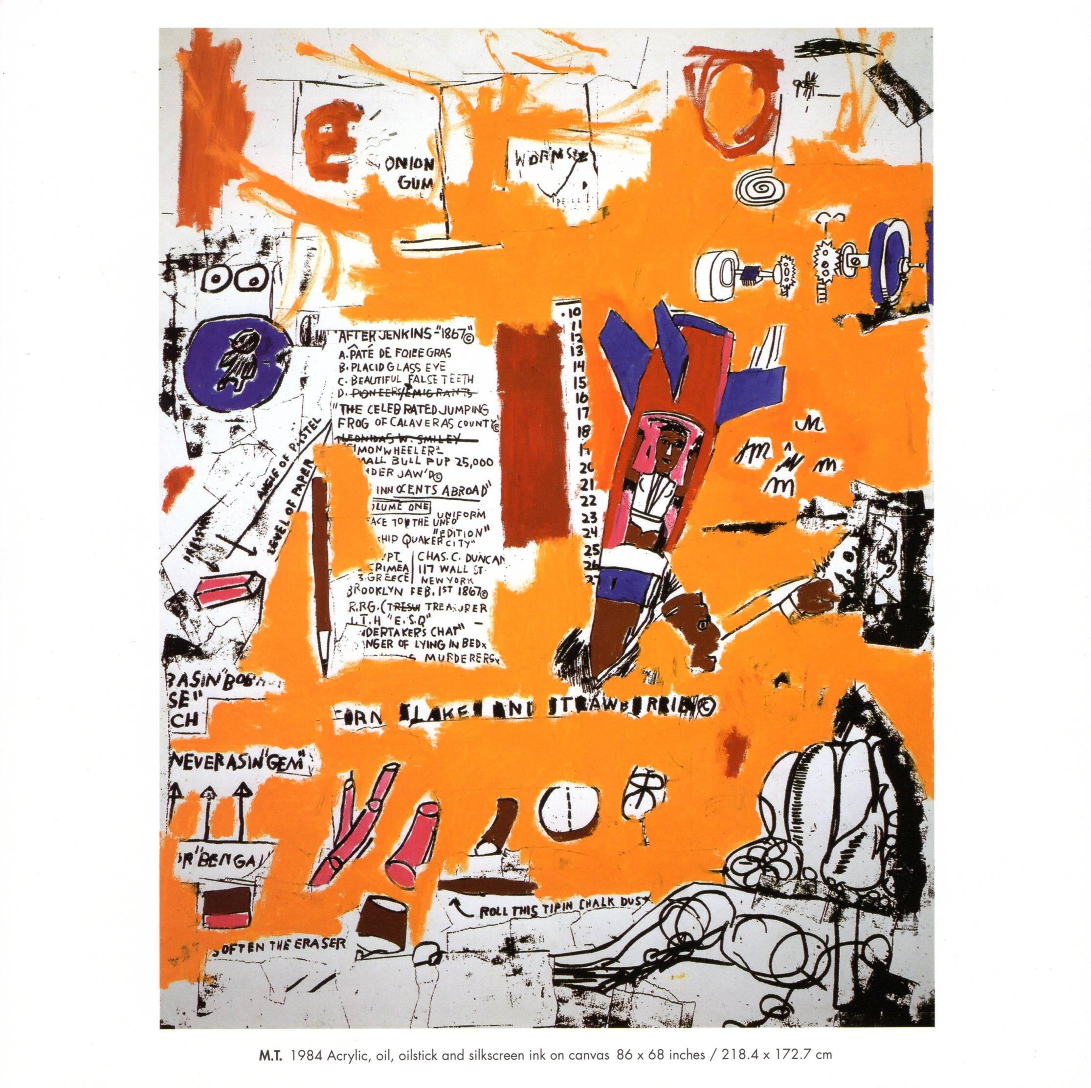Basquiat announcement card/poster (Tony Shafrazi Gallery) 4