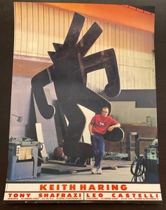 Keith Haring Tony Shafrazi Leo Castelli exhibition poster 1985