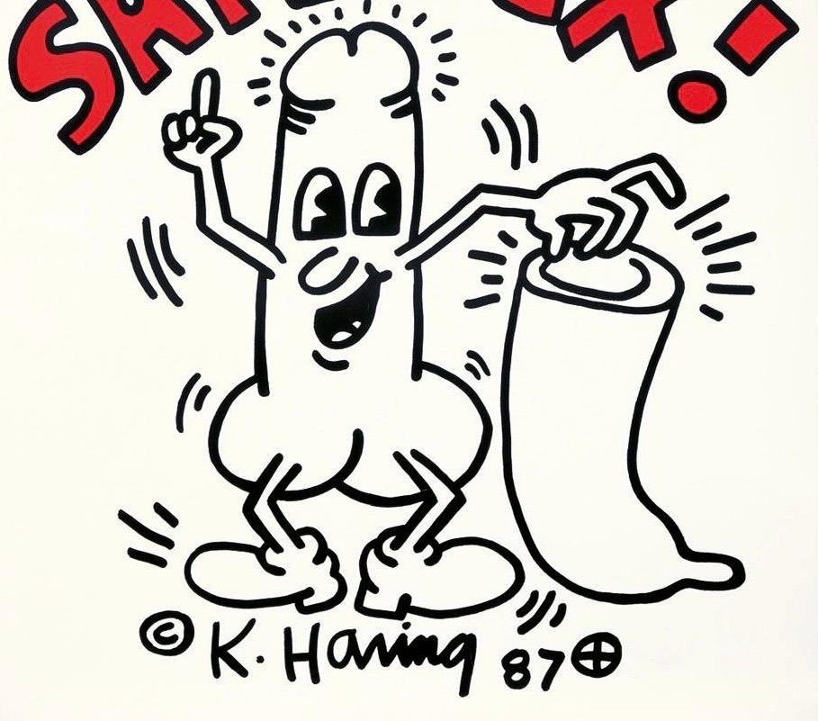 Keith Haring - Sexe sûr ! (Vintage Keith Haring 1987) en vente 1