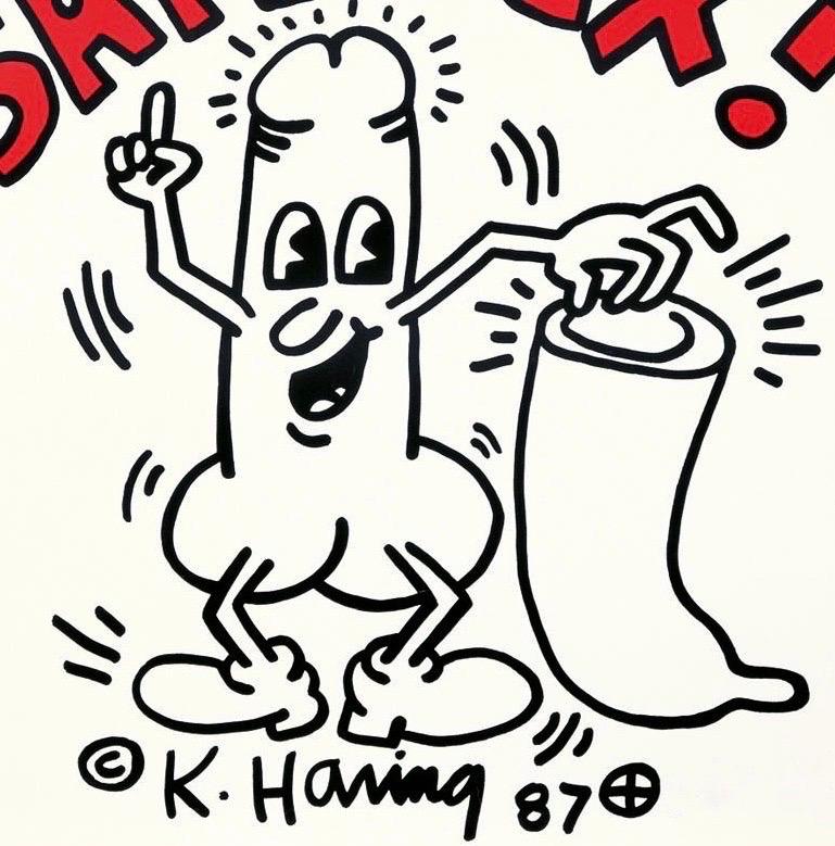 Keith Haring - Sexe sûr ! (Vintage Keith Haring 1987) en vente 2