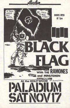 Raymond Pettibon illustrated Punk Flyers 1982/1984 (Pettibon Black Flag) 